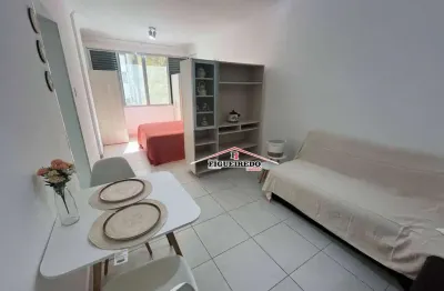 Kitnet com 1 dormitório à venda, 38 m² por r$ 245.000,00 - vila guilhermina - praia grande/sp