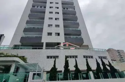 Apartamento com 2 dormitórios para alugar, 72 m² por R$ 3.500/mês - Aviação - Praia Grande/SP