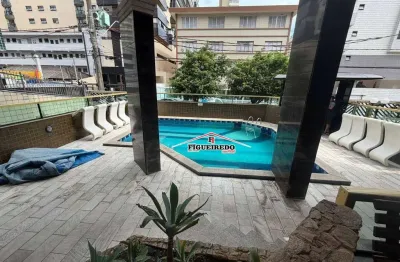 Apartamento com 3 dormitórios para alugar, 120 m² por R$ 4.500/mês - Canto do Forte - Praia Grande/SP