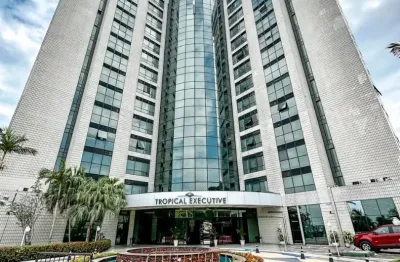 Tropical hotel - flat de 50m² mobiliado com varanda - disponível para aluguel