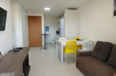 Apartamento com 1 quarto 46m² praia de carneiros mobiliado condomínio resort beira mar