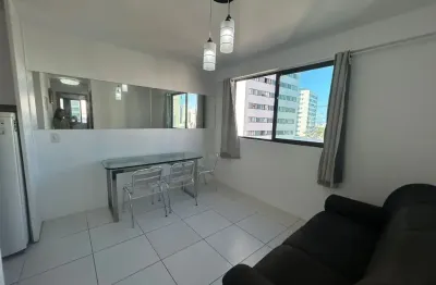 Apartamento com 1 quarto em boa viagem mobiliado piscina com raia na cobertura