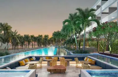 Apartamento 1 quarto na praia dos carneiros 29m² com área de lazer completa rooftop