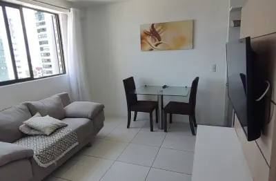 Apartamento com 1 quarto em boa viagem mobiliado com piscina na cobertura