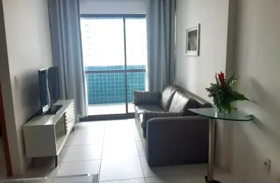 Apartamento 1 quarto em Boa Viagem 40m² Mobiliado com Varanda e Closet Área de Lazer com piscina