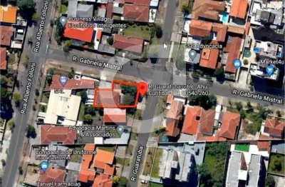 Terreno à venda na rua guaratuba, 769, ahú, curitiba, 467 m2 por r$ 850.000