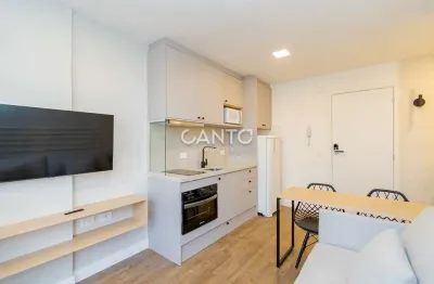 Apartamento com 1 quarto para alugar na rua campos sales, 329, alto da glória, curitiba, 26 m2 por r$ 2.450