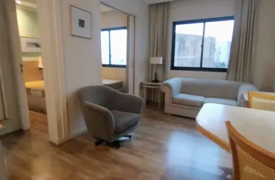 Flat mobiliado 1 dt, 1 vaga, linda vista ao lado da fgv pronto para uso!