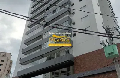 Apartamento com 1 quarto, guilhermina, praia grande - r$ 464 mil, cod: 378254