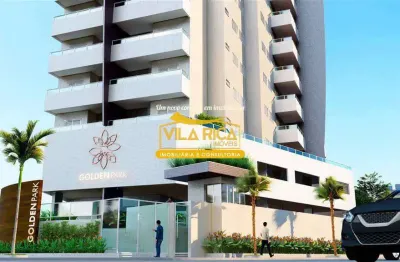 Apartamento com 2 dorms, caiçara, praia grande - r$ 416 mil, cod: 378289