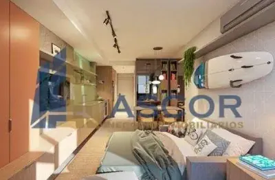 Apartamento com 1 quarto à venda na rua professor simão josé hess, --, trindade, florianópolis, 32 m2 por r$ 715.574