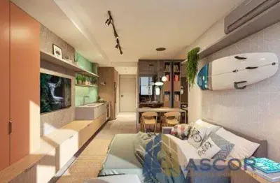 Apartamento com 1 quarto à venda na rua professor simão josé hess, --, trindade, florianópolis, 32 m2 por r$ 717.900