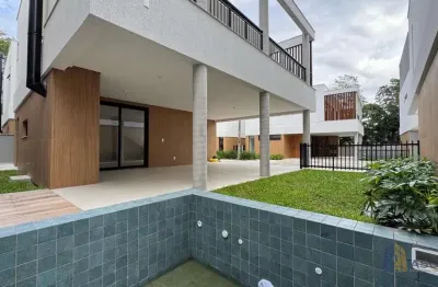 Casa em condomínio fechado com 3 quartos à venda na rodovia haroldo soares glavan, --, cacupé, florianópolis, 241 m2 por r$ 2.650.000