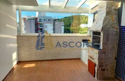 Cobertura com 2 quartos à venda na rua das piraúnas, --, jurerê, florianópolis, 63 m2 por r$ 1.200.000