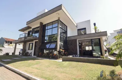 Casa em condomínio fechado com 4 quartos à venda na rua do gramal, --, campeche, florianópolis, 275 m2 por r$ 3.770.000