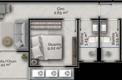 Apartamento com 2 quartos à venda na rua capitão romualdo de barros, --, carvoeira, florianópolis, 67 m2 por r$ 738.000