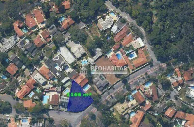 Terreno à venda no bolão de interlagos, 1166 m² por r$ 1.400.000 - interlagos - são paulo/sp