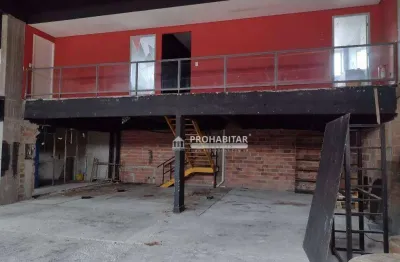 Alugo excelente salão comercial  de 280m²  piso térreo mais 75 m² de mezanino