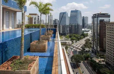Flat com 1 dormitório, 54 m² - venda por r$  ou aluguel por r$ 9.260/mês - vila olímpia