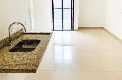 Maravilhoso studio conceito aberto de 24m²  pequena cozinha e banheiro bem aconchegante, sem varanda