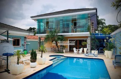 Sobrado com 3 dormitórios à venda, 550 m² - interlagos - são paulo/sp
