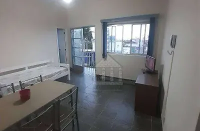 Apartamento para venda com sacada e vaga de garagem no guarujá/sp