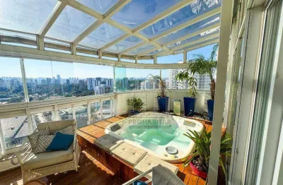 Cobertura luxuosa com 3 quartos à venda no jardim marajoara