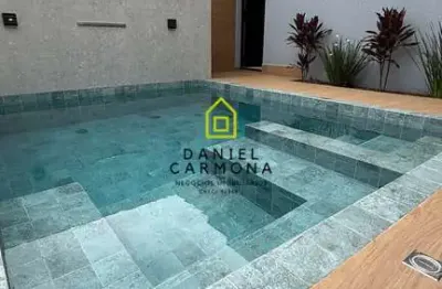 Linda casa térrea 03 suítes - jardim dona maria josé - indaiatuba/sp