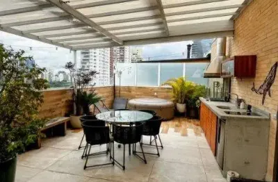 Cobertura com 1 quarto à venda na rua ribeiro do vale, 357, brooklin, são paulo por r$ 1.987.000
