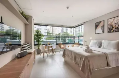 Apartamento com 1 quarto à venda na avenida iraí, 205, moema, são paulo por r$ 612.000