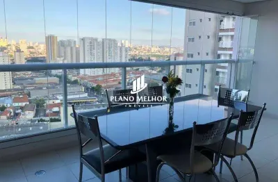 Apartamento à venda no tatuapé - parque são jorge com 3 dormitórios, sendo 1 suítes rico em detalhes e planejados com 3 vagas e 160m² - ap1475