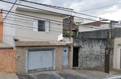 Terreno com 2 casas assobradada à venda na ponte rasa - casa com 2 dormitórios, sala, cozinha e banheiro e área de serviço e 2 vagas - 220m² t - ca0363