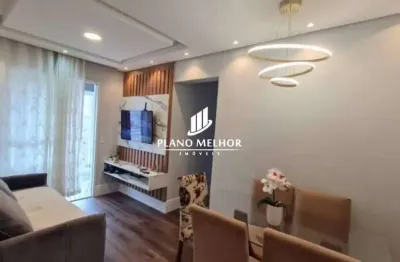 Apartamento à venda na vila esperança com 2 dormitórios e 1 vaga com 46m² - totalmente mobiliado - residencial supremo - ap1759