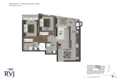 Apartamento com 2 quartos à venda na Rua Lauro Linhares, 1815, Trindade, Florianópolis