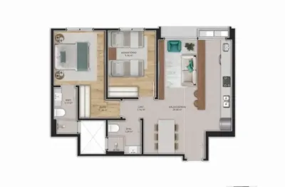 Apartamento com 2 quartos à venda na Rua José Boiteux, 155, Centro, Florianópolis