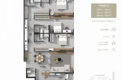 Apartamento com 3 quartos à venda na Rua Marcílio Dias, 7, Estreito, Florianópolis