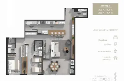 Apartamento com 2 quartos à venda na Rua Marcílio Dias, 7, Estreito, Florianópolis