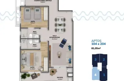 Apartamento com 2 quartos à venda na Rodovia Francisco Thomaz dos Santos, 9005, Pântano do Sul, Florianópolis