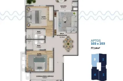 Apartamento com 2 quartos à venda na Rodovia Francisco Thomaz dos Santos, 9005, Pântano do Sul, Florianópolis