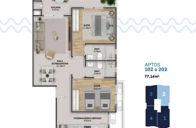 Apartamento com 2 quartos à venda na Rodovia Francisco Thomaz dos Santos, 9005, Pântano do Sul, Florianópolis
