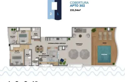 Cobertura com 2 quartos à venda na Rodovia Francisco Thomaz dos Santos, 9005, Pântano do Sul, Florianópolis