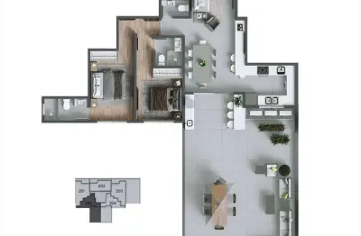 Apartamento com 2 quartos à venda na Rua Allan Kardec, 120, Agronômica, Florianópolis