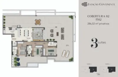 Cobertura com 3 quartos à venda na Rua Eugênio Raulino Koerich, 266, Campinas, São José
