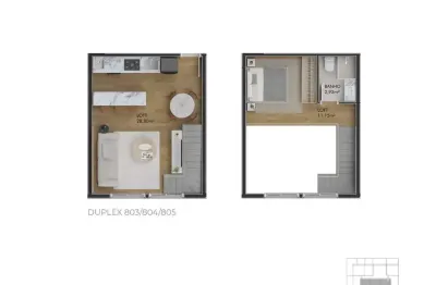 Loft com 1 quarto à venda na Rua José Boiteux, 53, Centro, Florianópolis