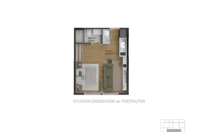 Kitnet / Stúdio à venda na Rua José Boiteux, 53, Centro, Florianópolis