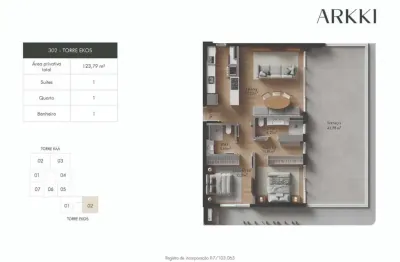 Apartamento com 2 quartos à venda na Rua Crispim Mira, 12, Centro, Florianópolis