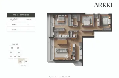 Apartamento com 3 quartos à venda na Rua Crispim Mira, 12, Centro, Florianópolis