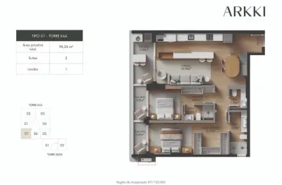 Apartamento com 2 quartos à venda na Rua Crispim Mira, 12, Centro, Florianópolis