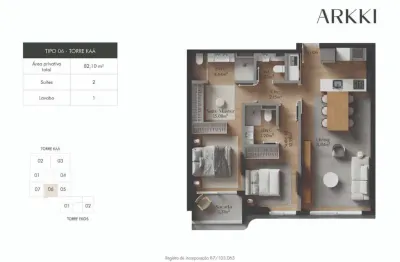 Apartamento com 2 quartos à venda na Rua Crispim Mira, 12, Centro, Florianópolis