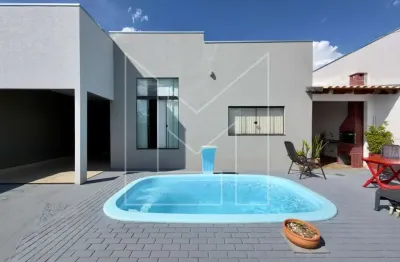 Casa para Venda em Caldas Novas, Mansões Águas Quentes, 3 dormitórios, 1 suíte, 2 banheiros, 2 vagas